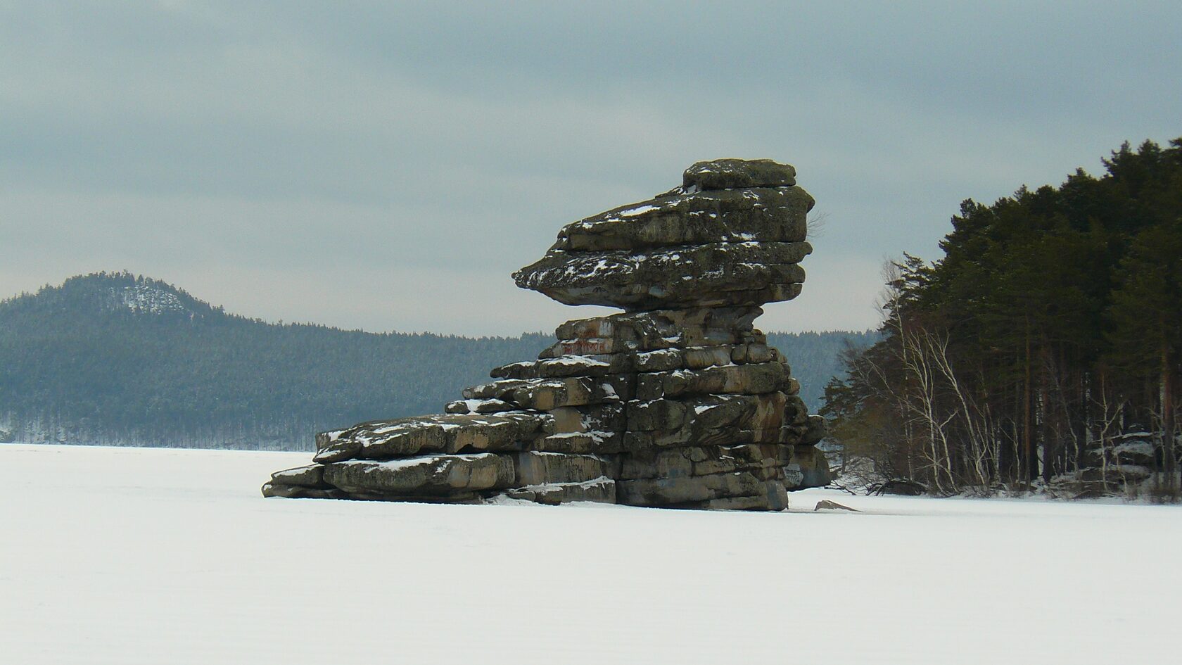 зимний казахстан