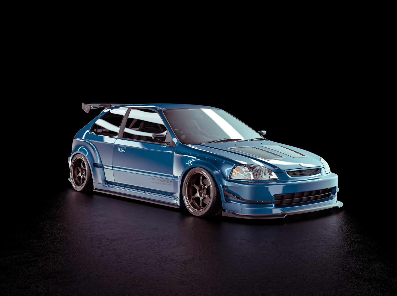 Fender Flares set Honda Civic 9698