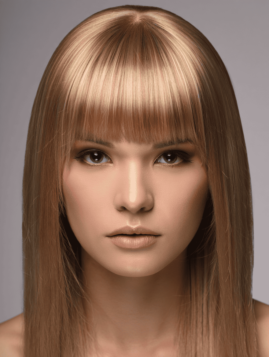 Густая челка