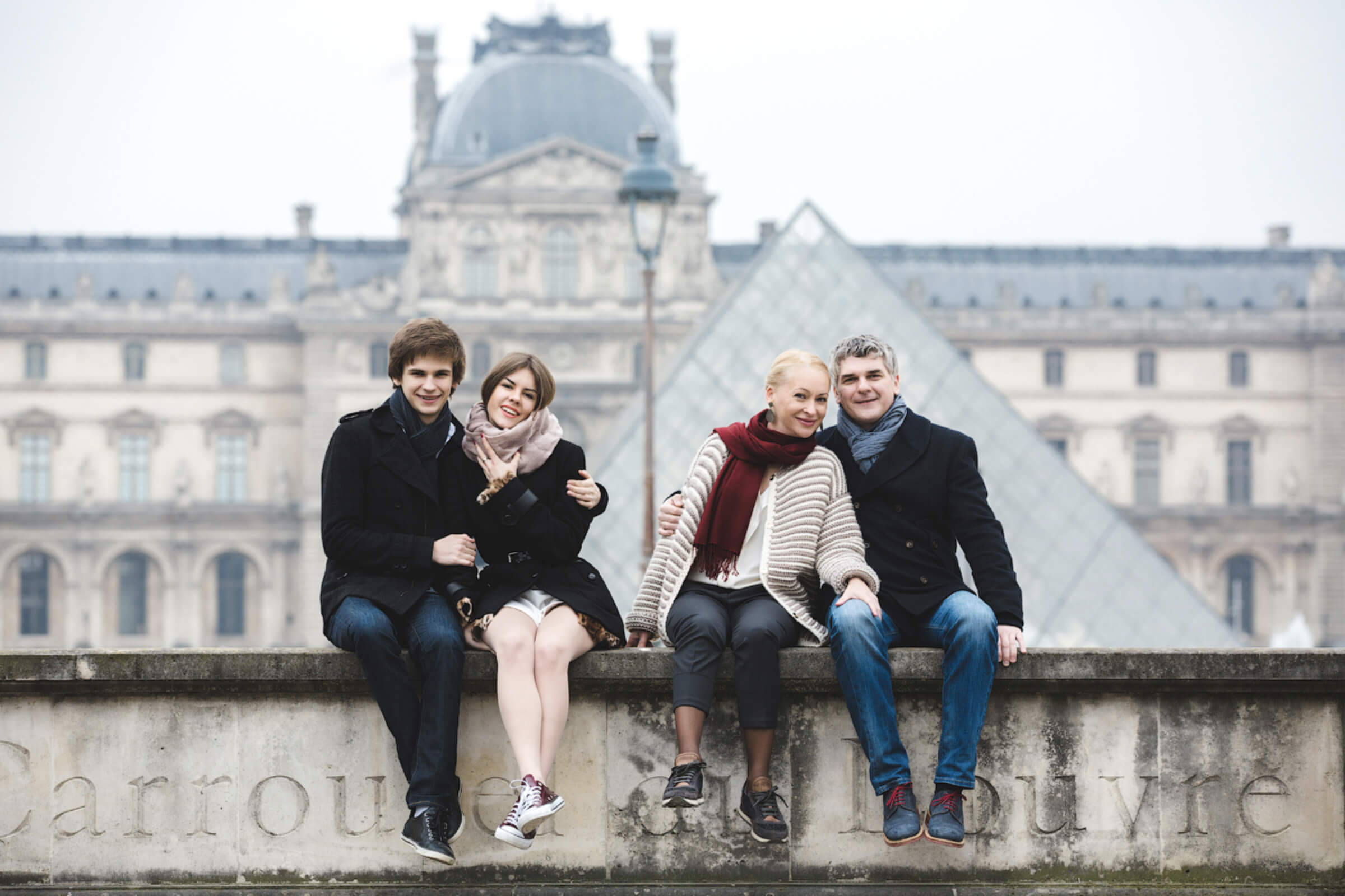 семья в париже