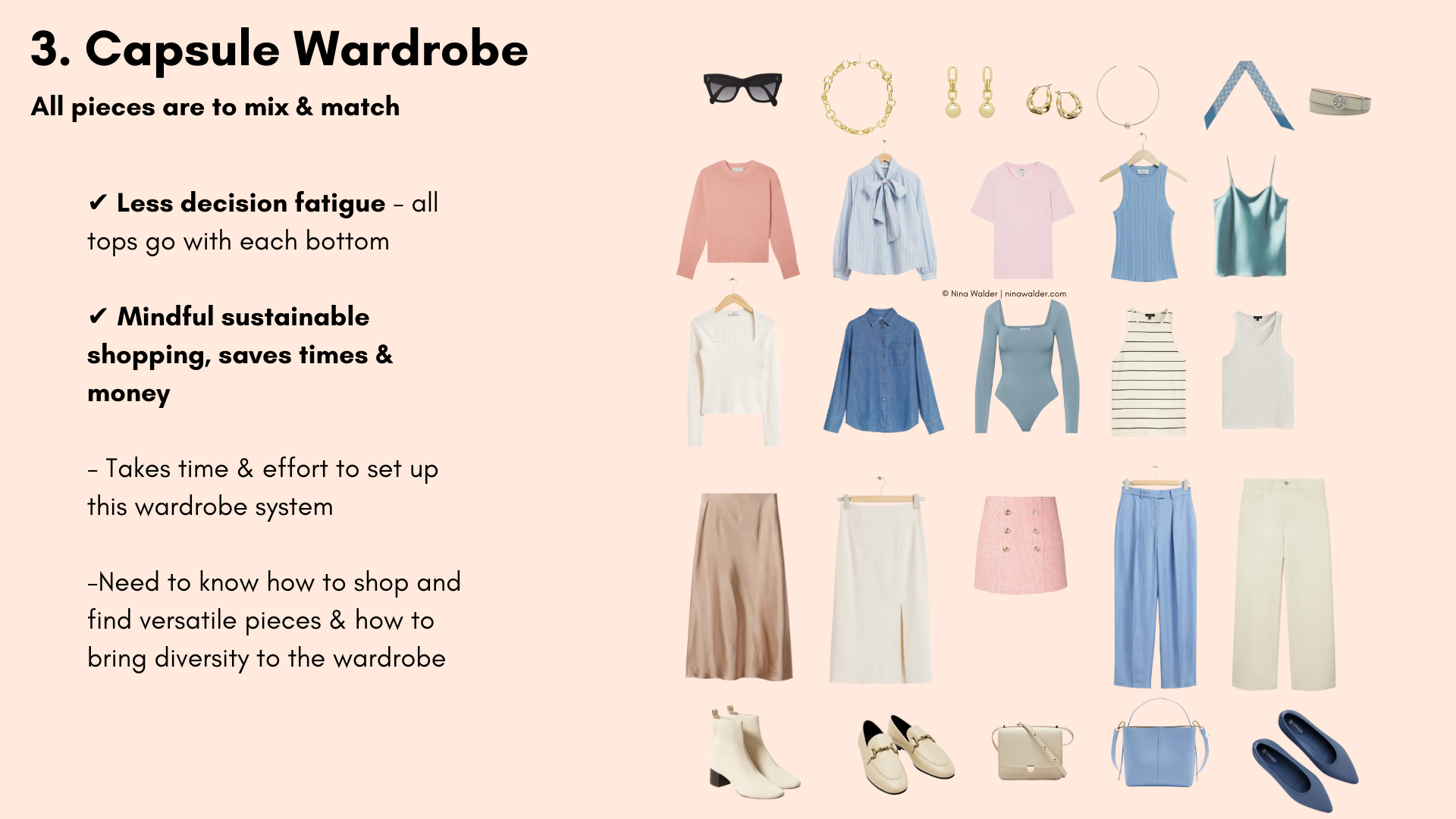 3 main wardrobe strategies