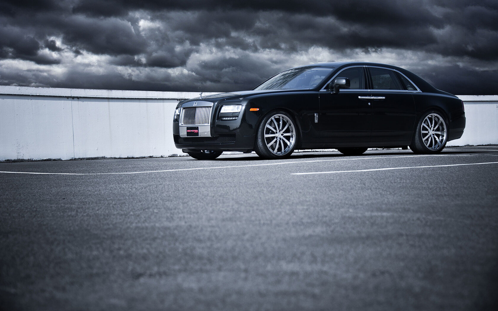 Rolls Royce Ghost 2020 черный матовый