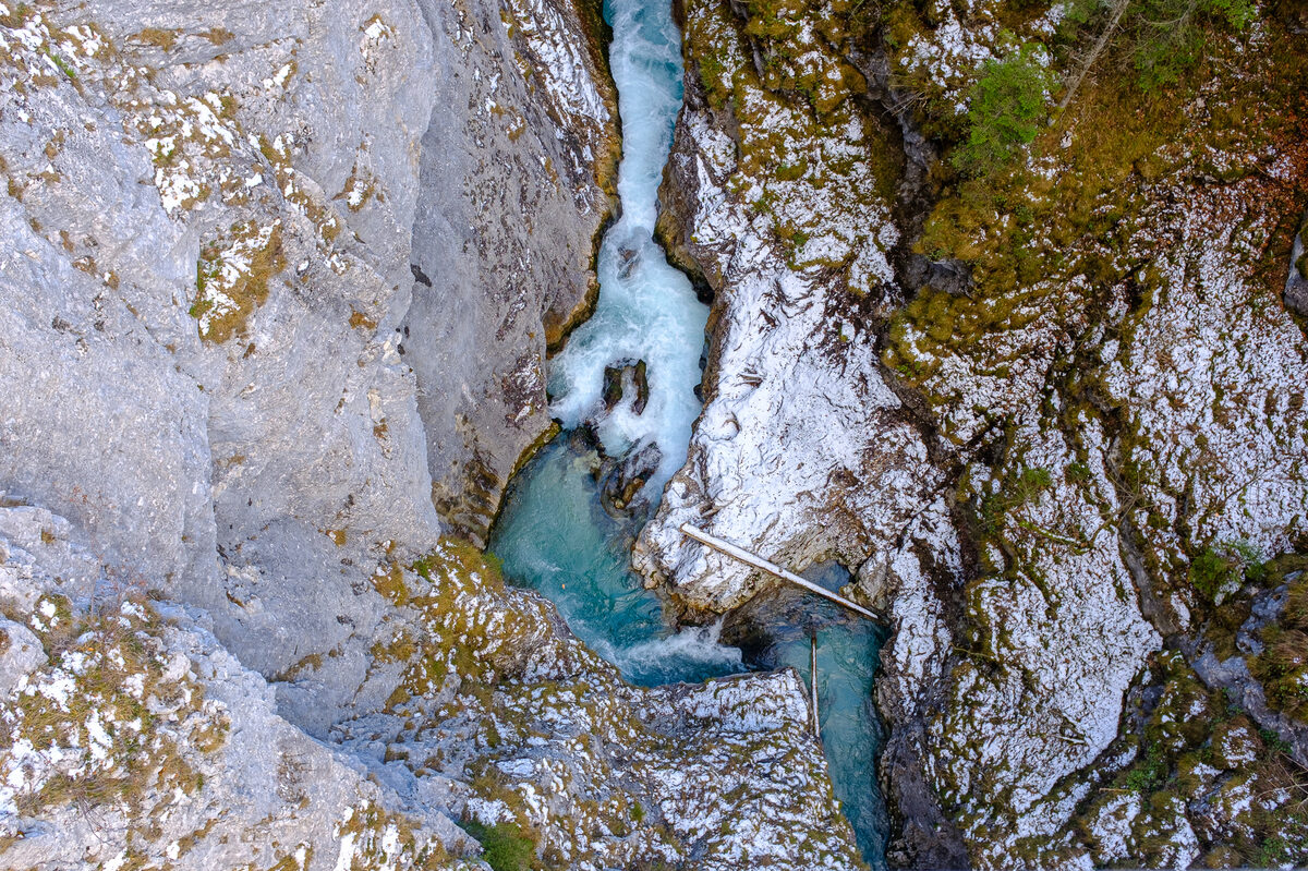 Маршрут по ущелью Leutaschklamm