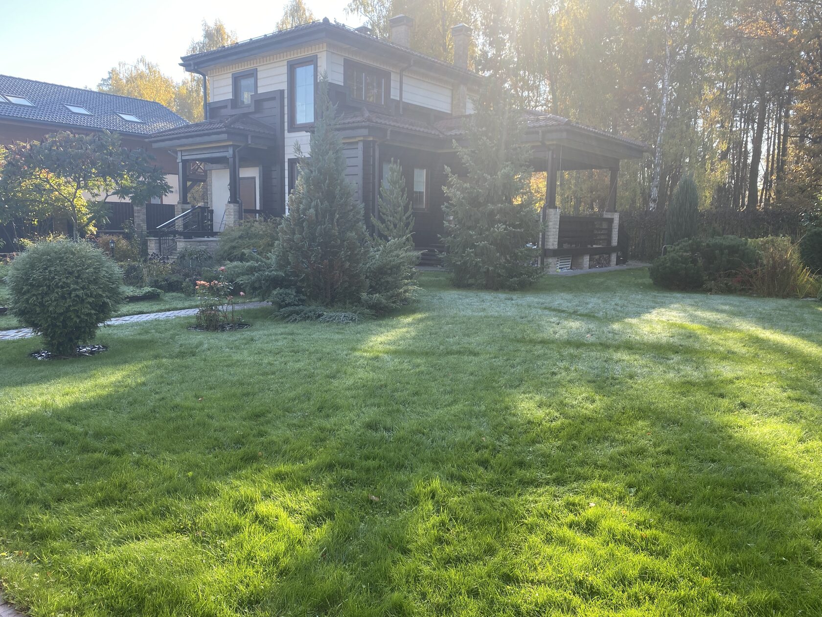 Кущёвская быстровозводимый дом ландшафт