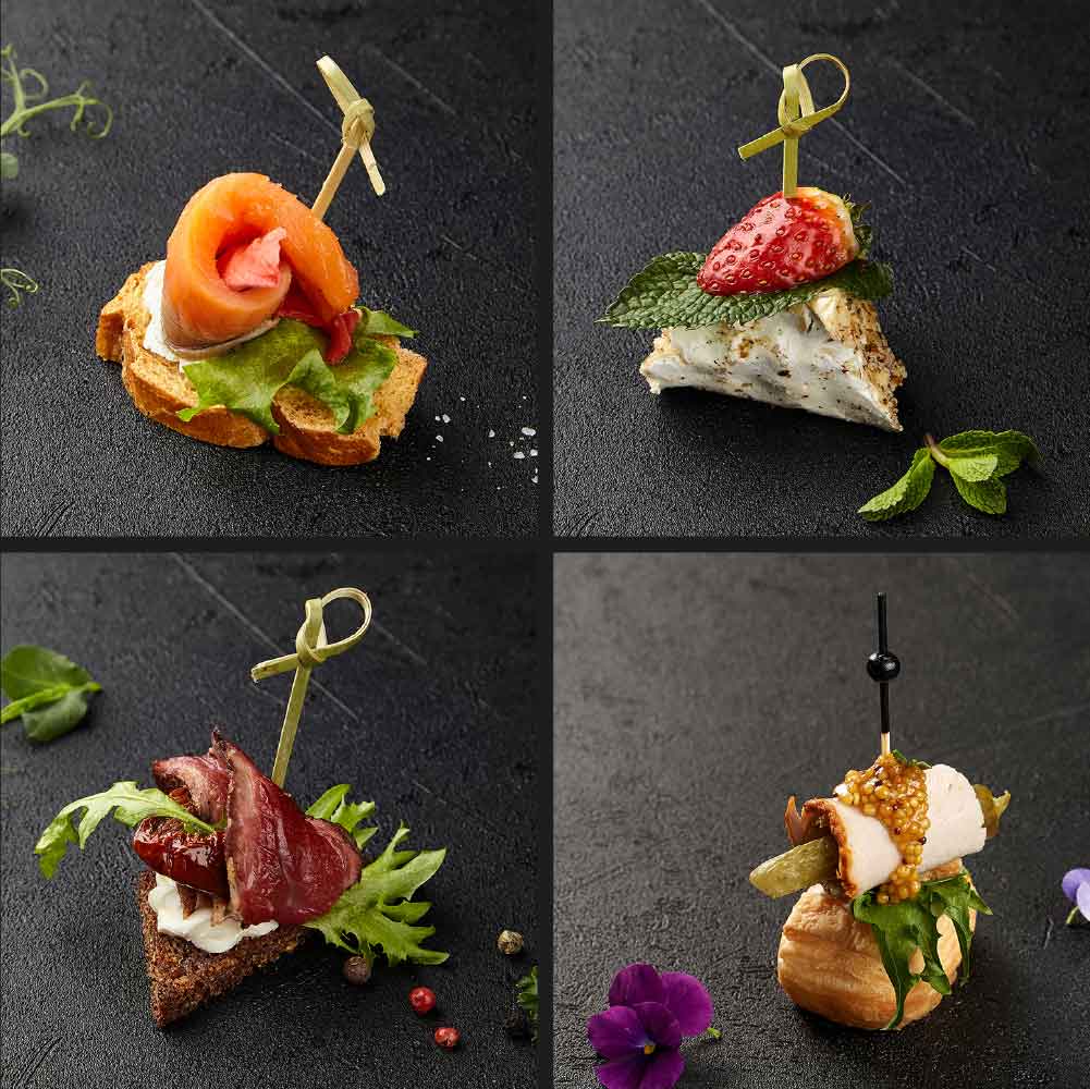 набор канапе и закусок в лофт от фурсет