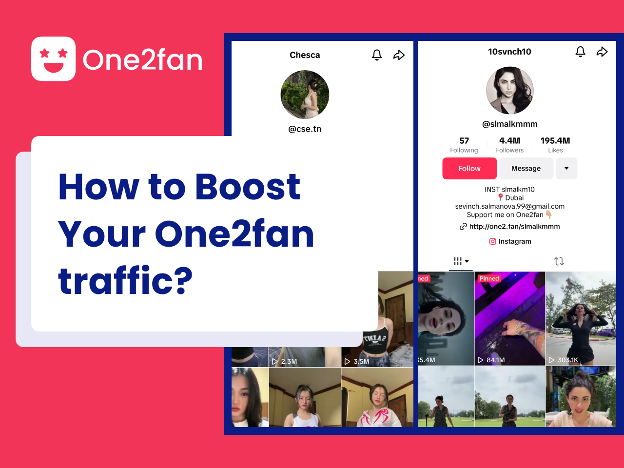 How to Boost Your One2fan Traffic?