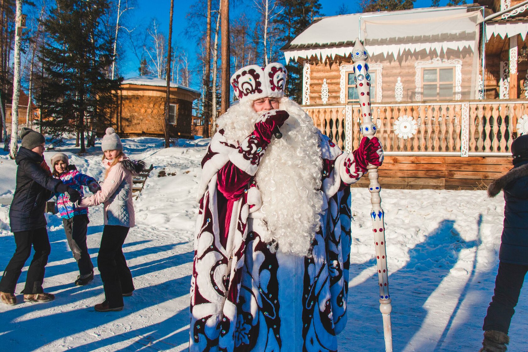 Новогодняя Деревня Иркутск Русский Праздник Новогодняя Деревня Иркутск Русский Праздник