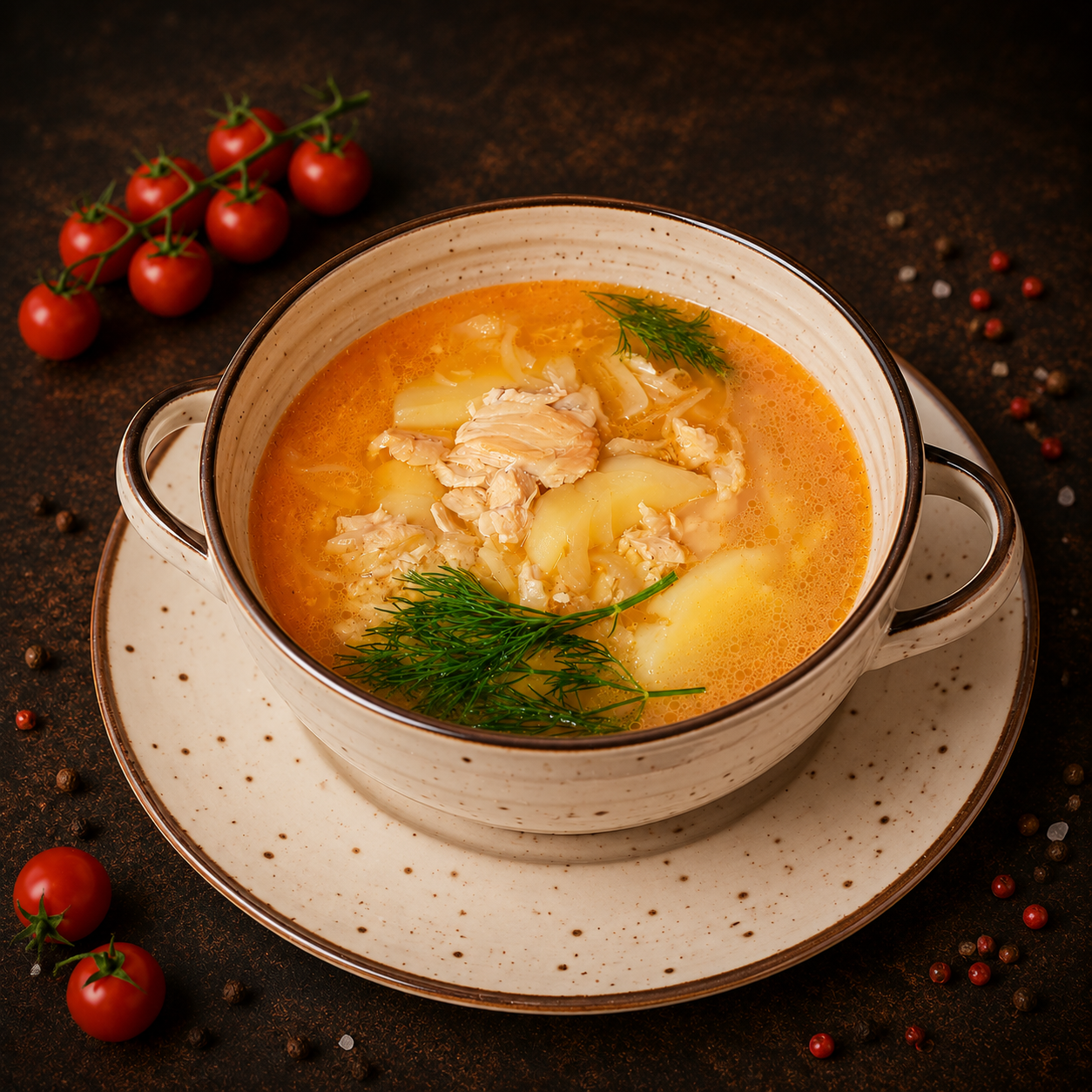 Сельдь с картофелем