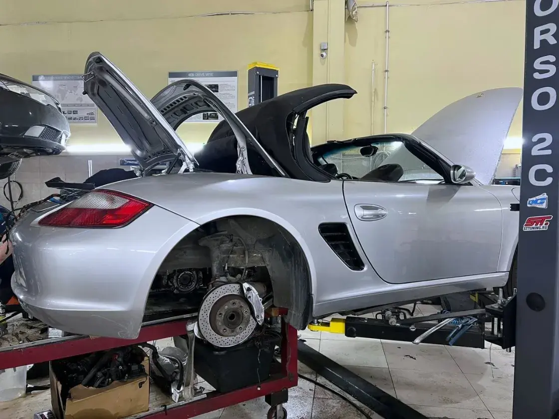 Porsche Boxster: подвеска — автосервис ВагСтандарт
