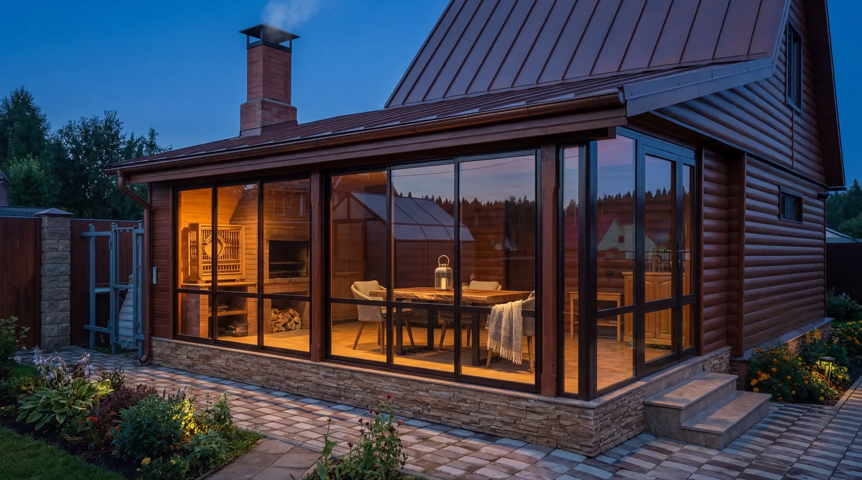 Премиальное остекление террасы ODK