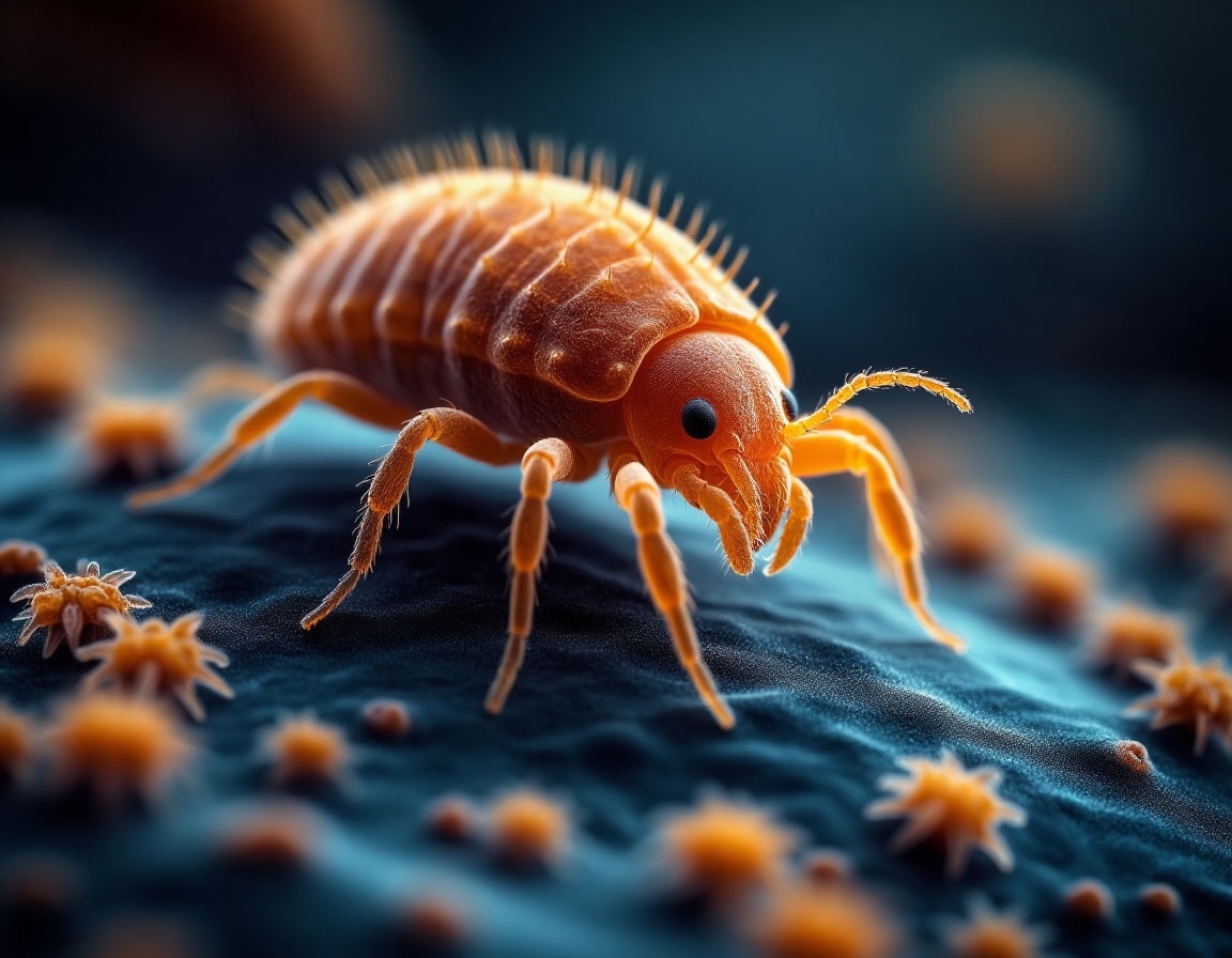 Фото пылевого клеща