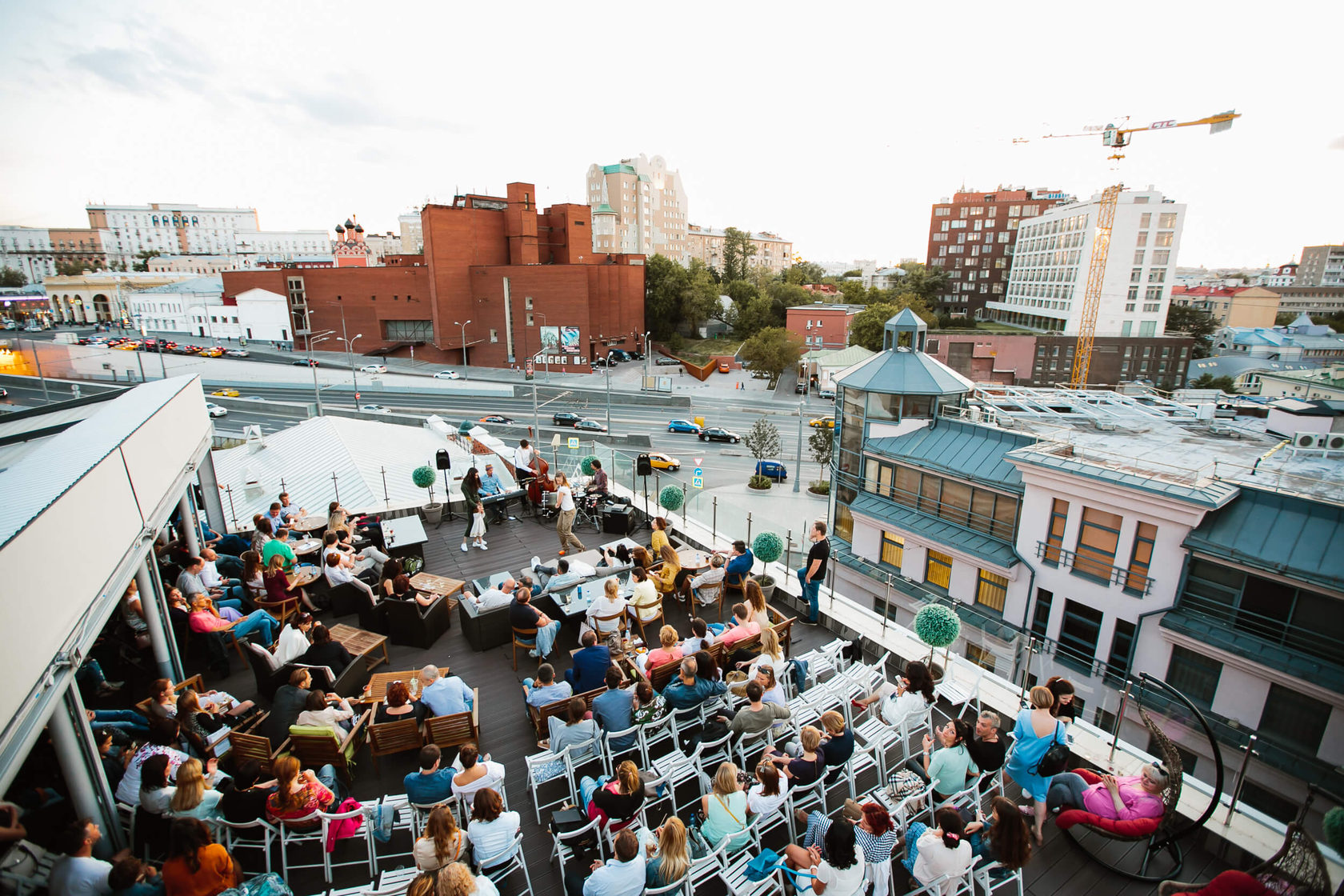 Fantomas rooftop схема зала