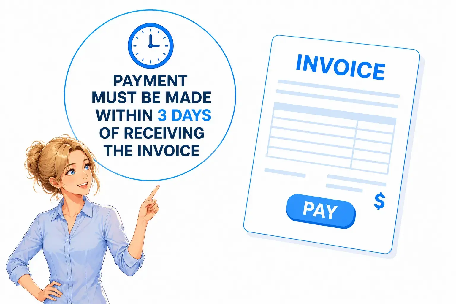 Final invoice example