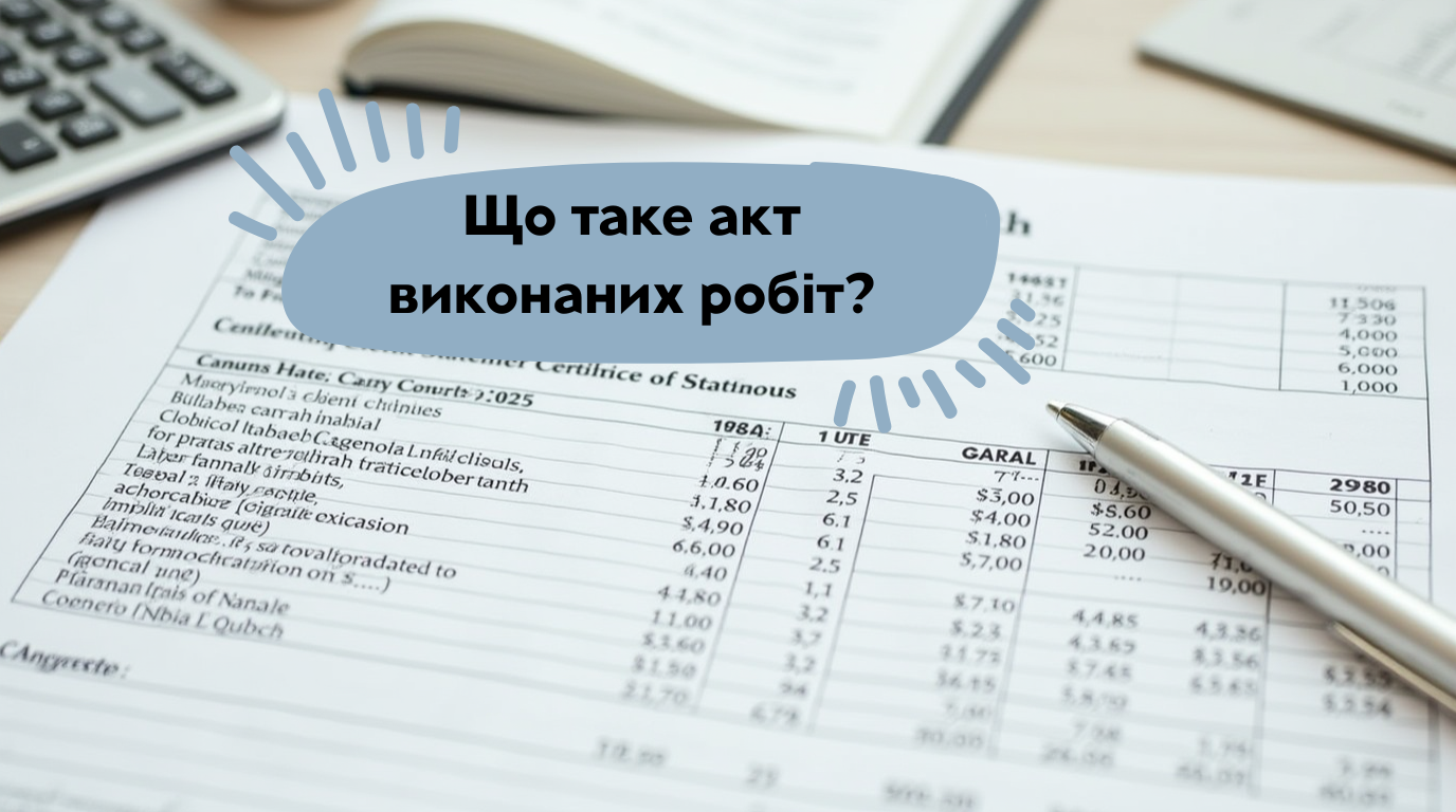 Оформлення акту виконаних робіт: зразок документа, бухгалтерський облік, фінансова звітність 2025