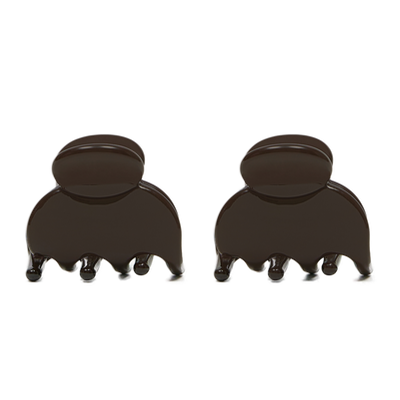 Крабики для волос Мари, горячий шоколад