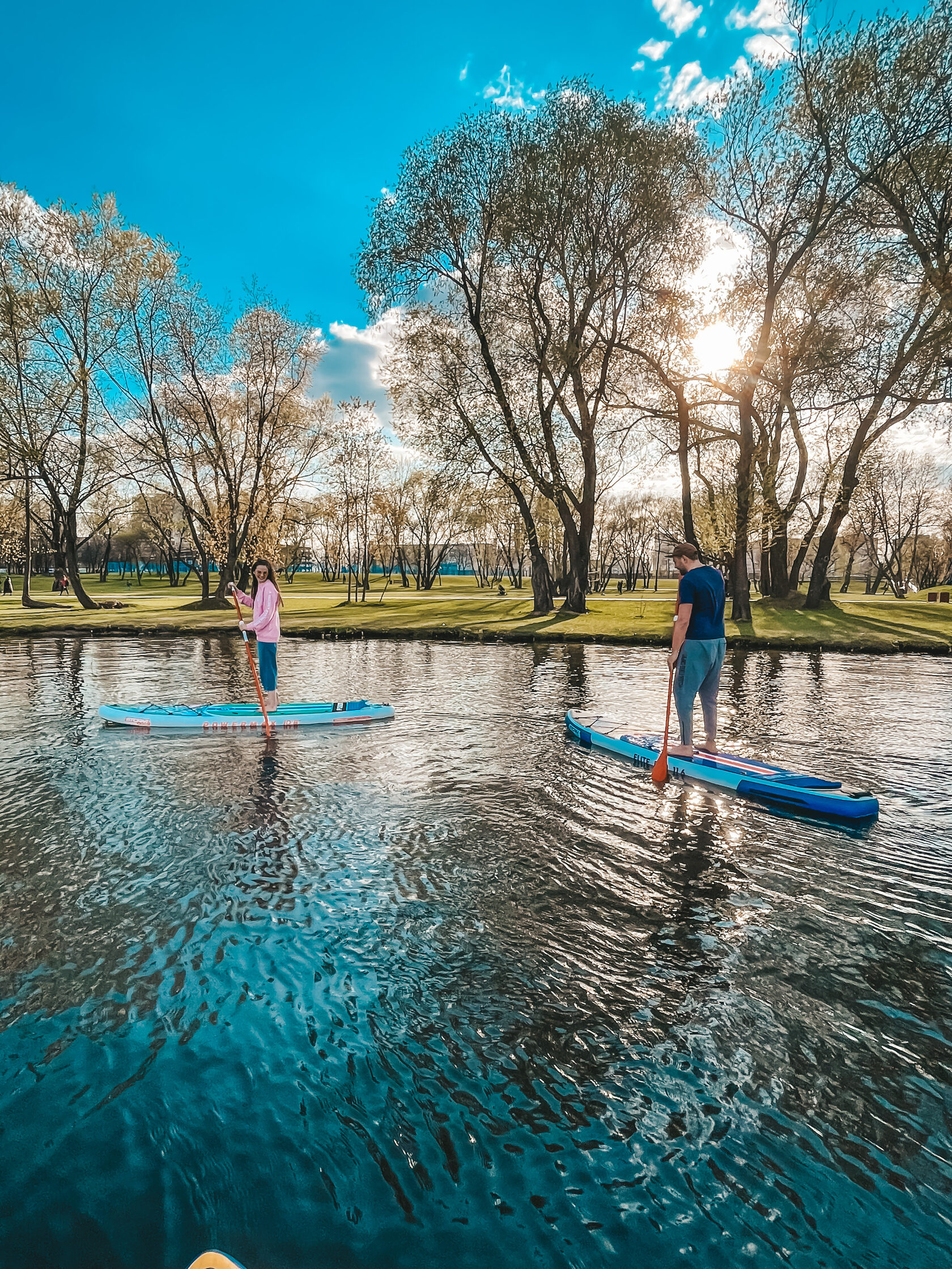 Прогулки на сапах на Остров Мечты в Москве