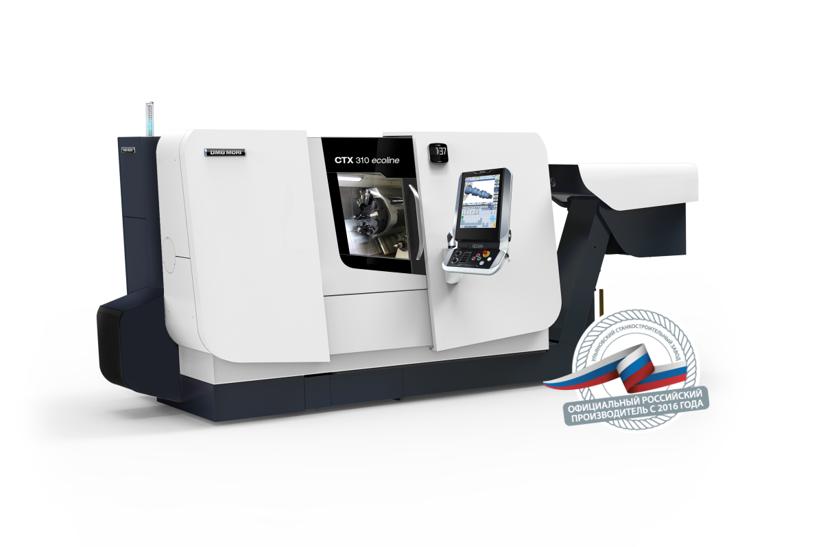 Токарный станок с ЧПУ DMG MORI CTX 310 ecolineV3 c приводным инструментом