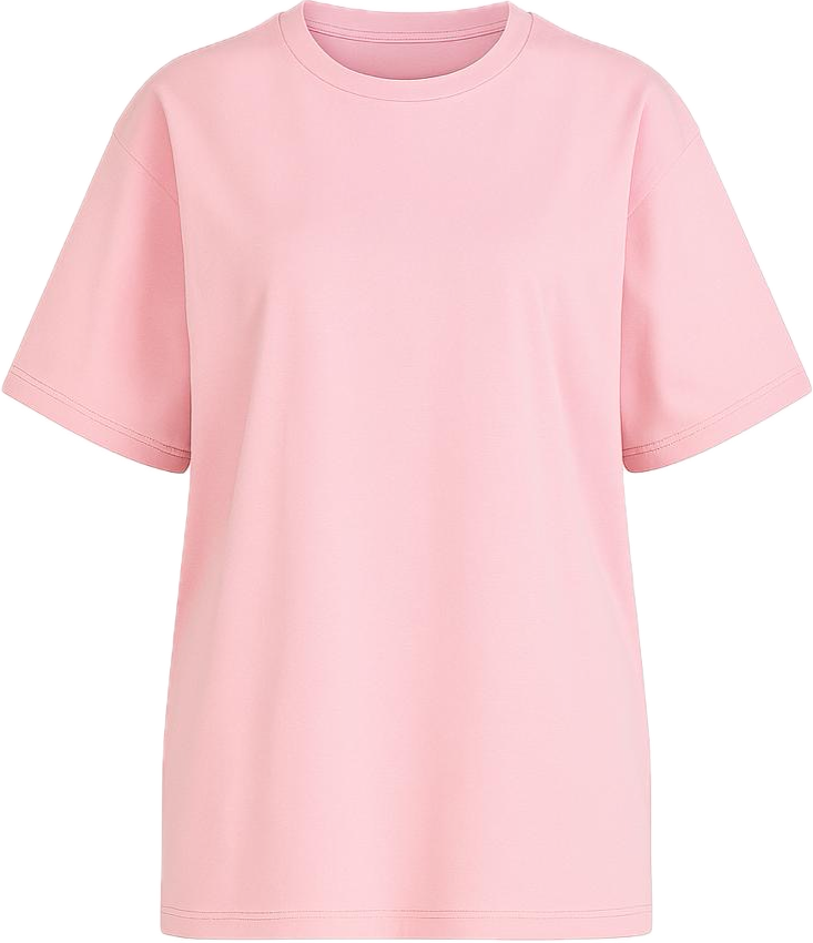 розовая футболка