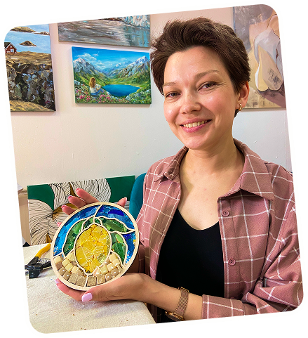 Фруктовница из эпоксидной смолы