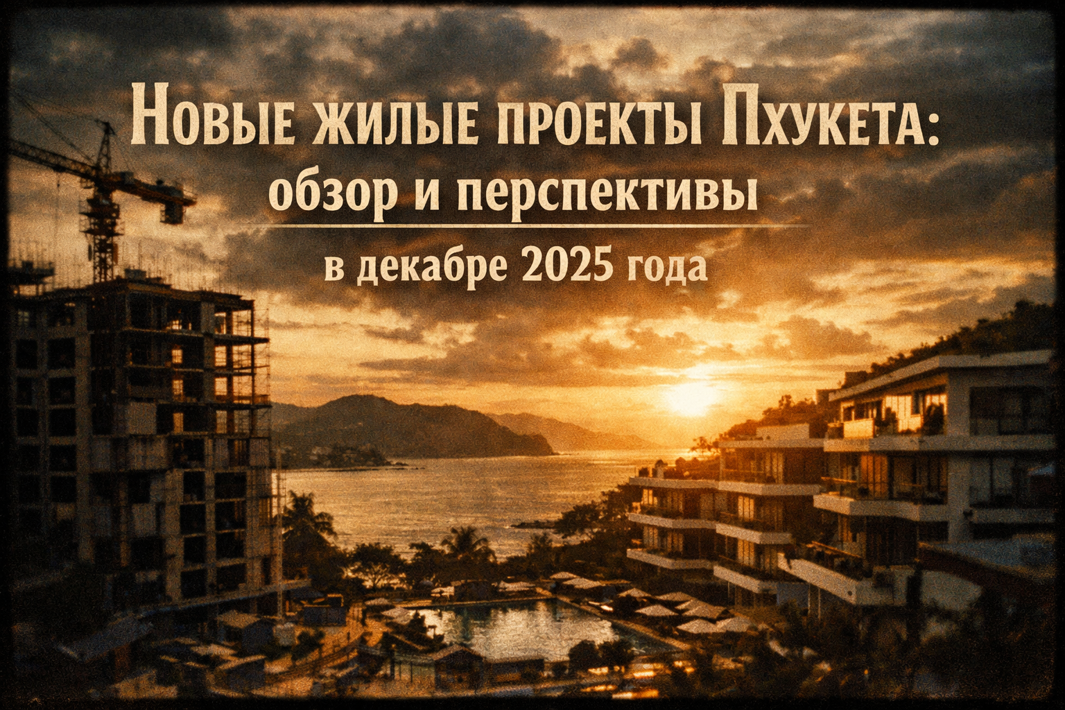 Волна новых кондо — тропический рай становится ближе Представьте: вы наслаждаетесь утренним кофе на балконе с панорамным видом на Андаманское море, а внизу — infinity-pool на крыше и тропический сад. В декабре 2025 года Пхукет предлагает десятки новых жил
