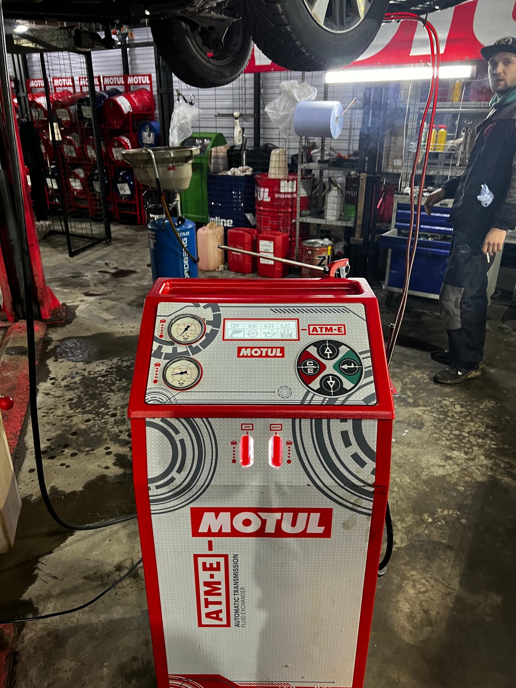 Результат замены масла в вариаторе Motul Team