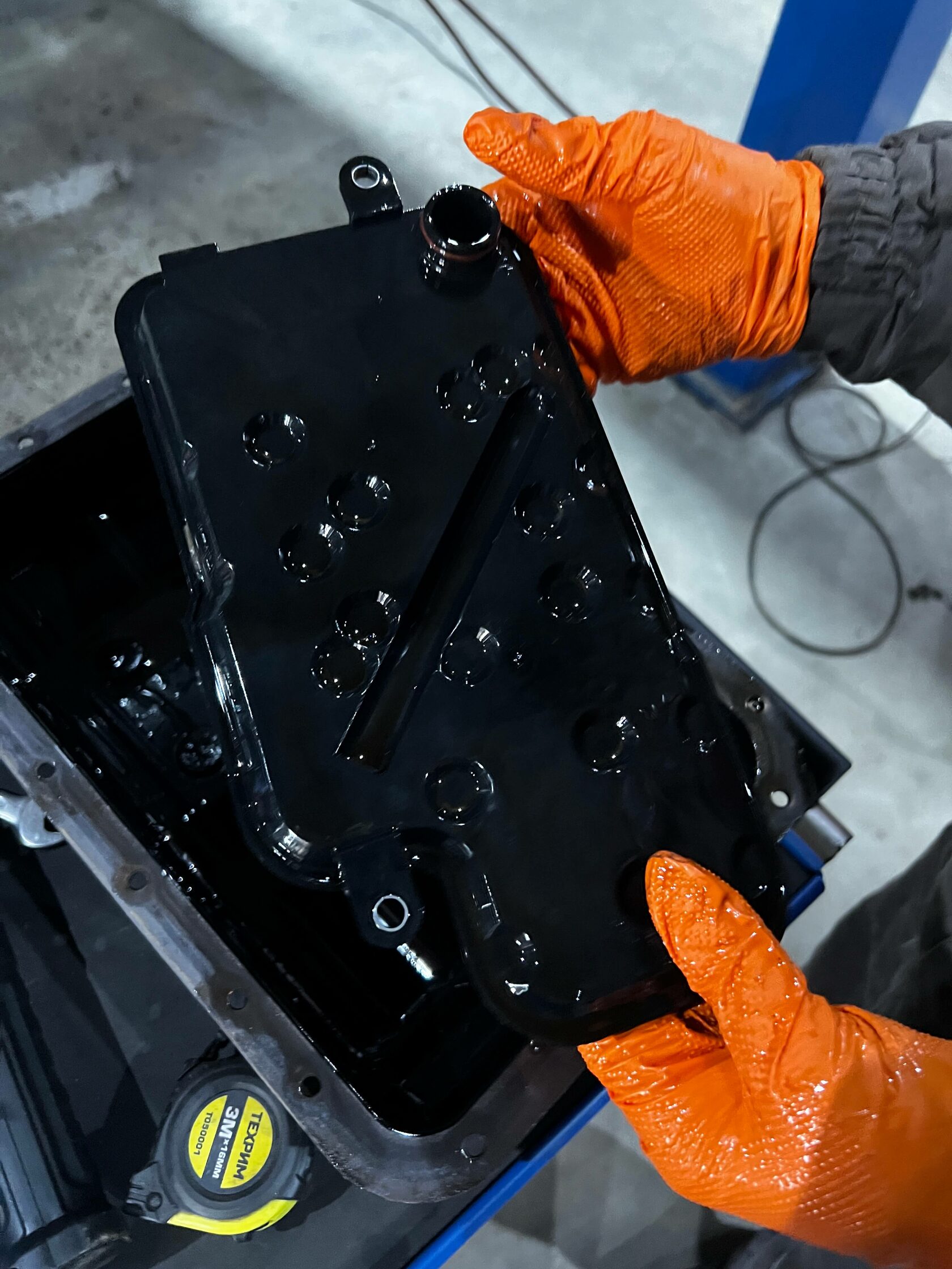 Замена фильтра АКПП Mitsubishi