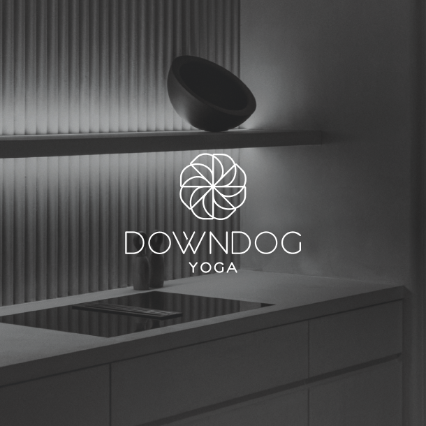 Downdog-premium yoga club in Delhi branding designed by Yugen Branding