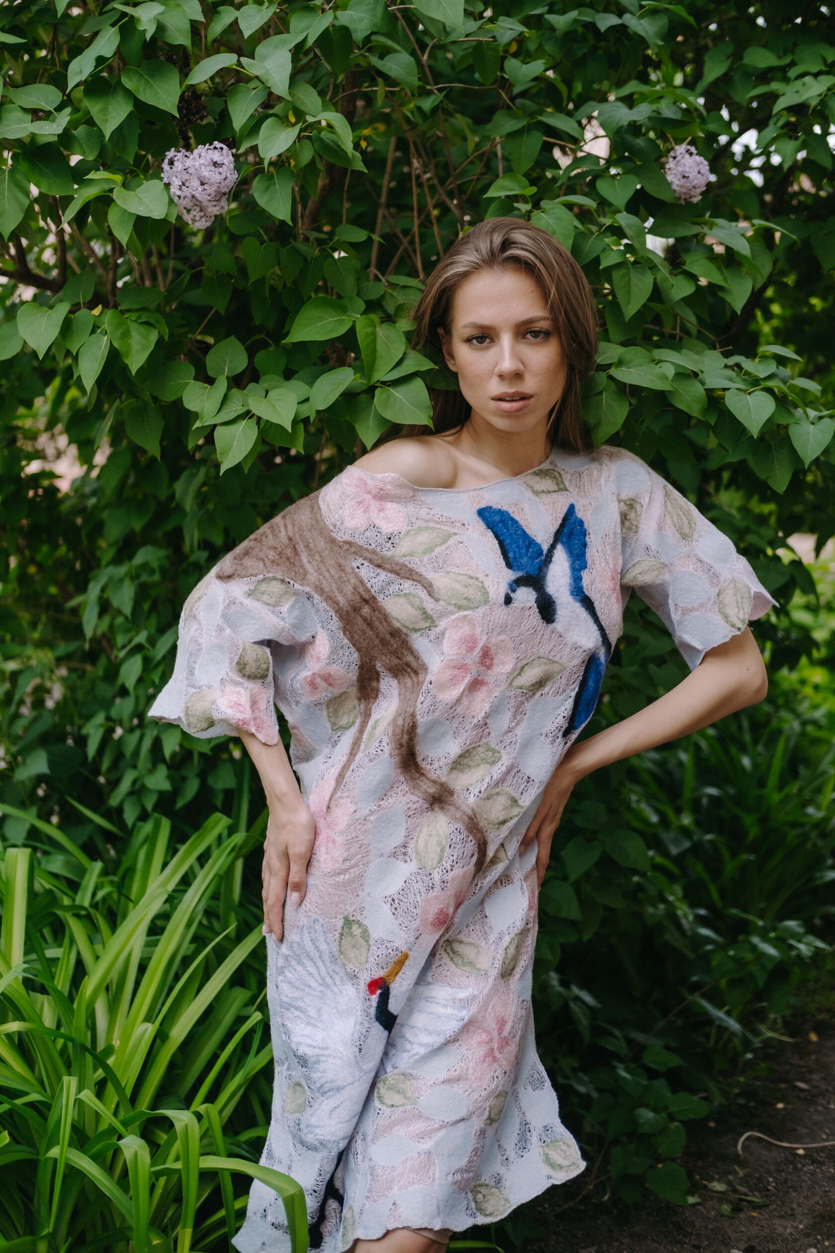 Платье «Птицы в саду»