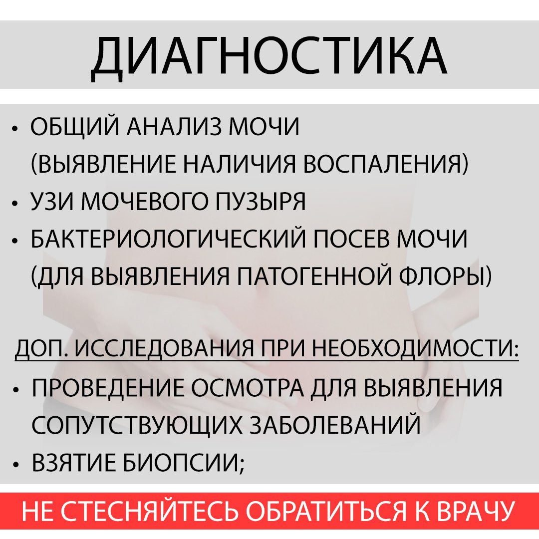 Цистит: причины, симптомы и лечение