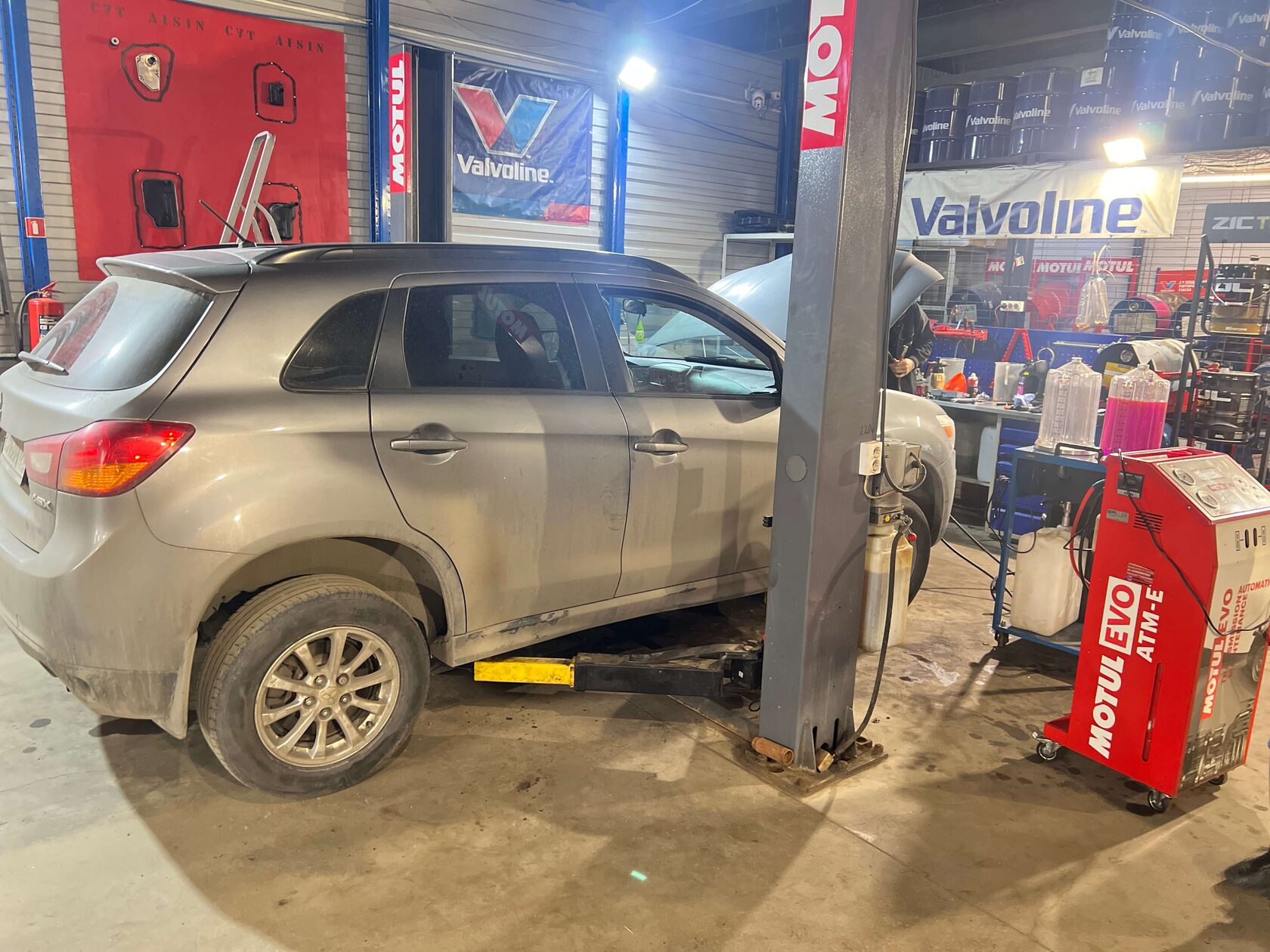 Проверка антифриза Mitsubishi ASX