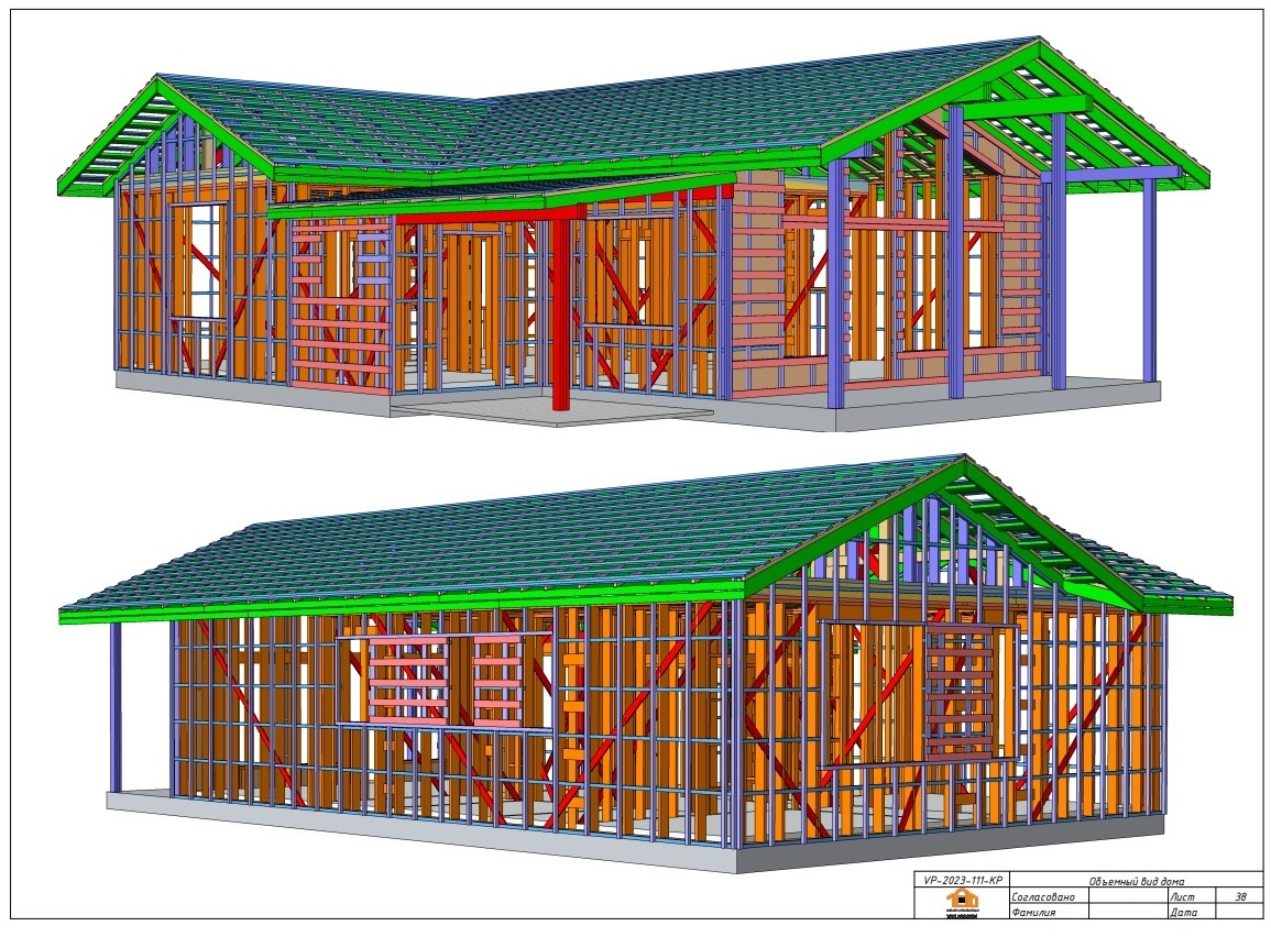 Каркасный дом в Тимашевске заказать монтаж