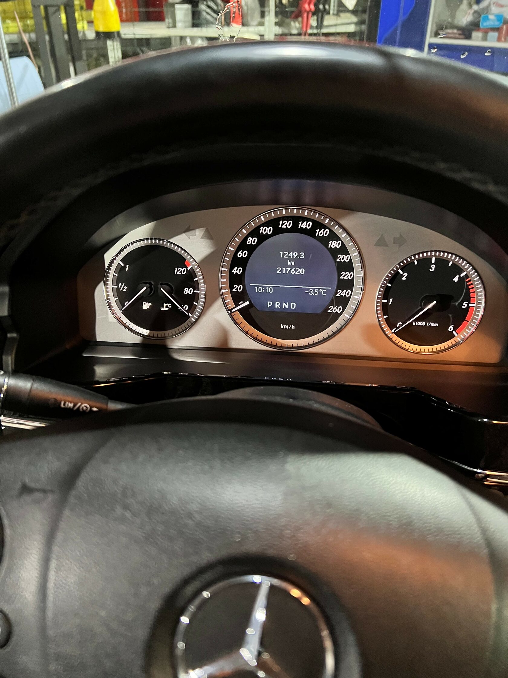 Фиксация пробега Mercedes GLK