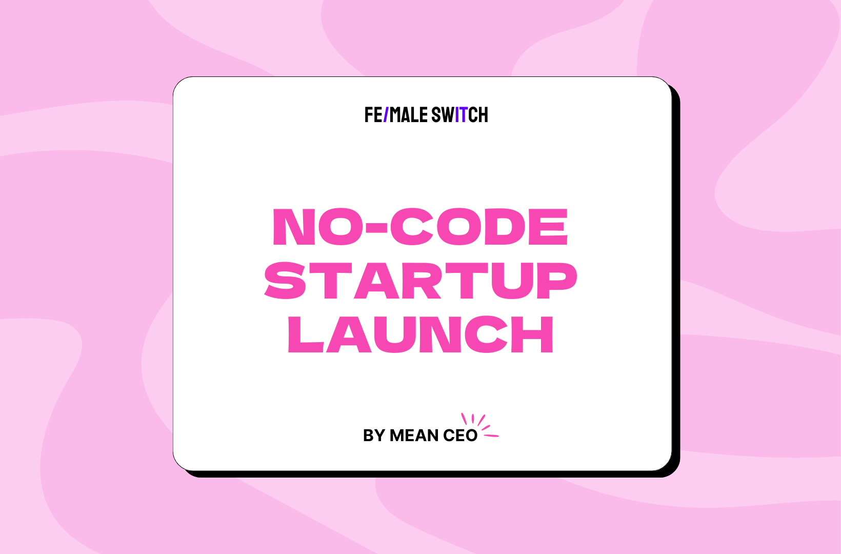 no-code-startup-launch