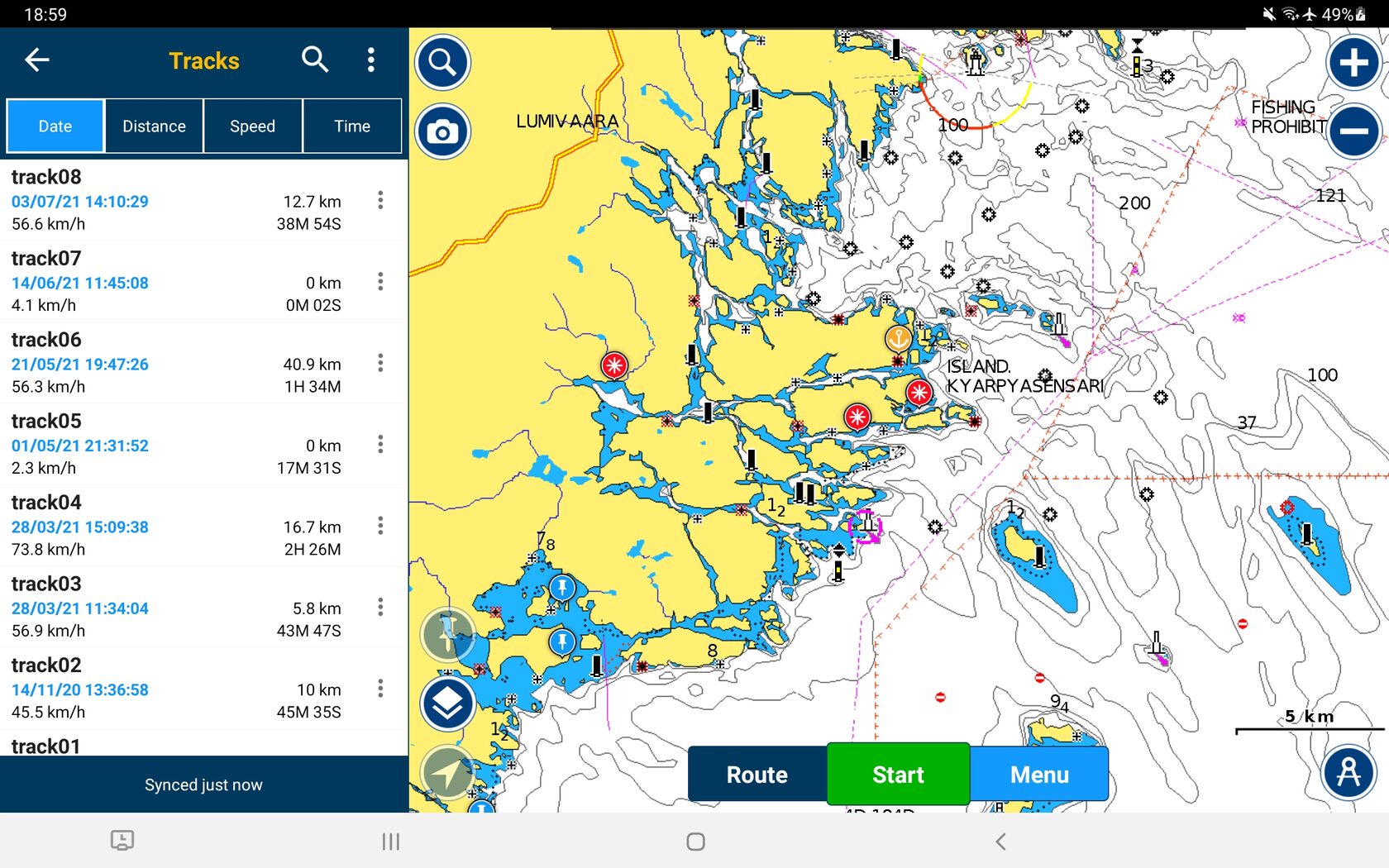 Navionics карты глубин для андроид