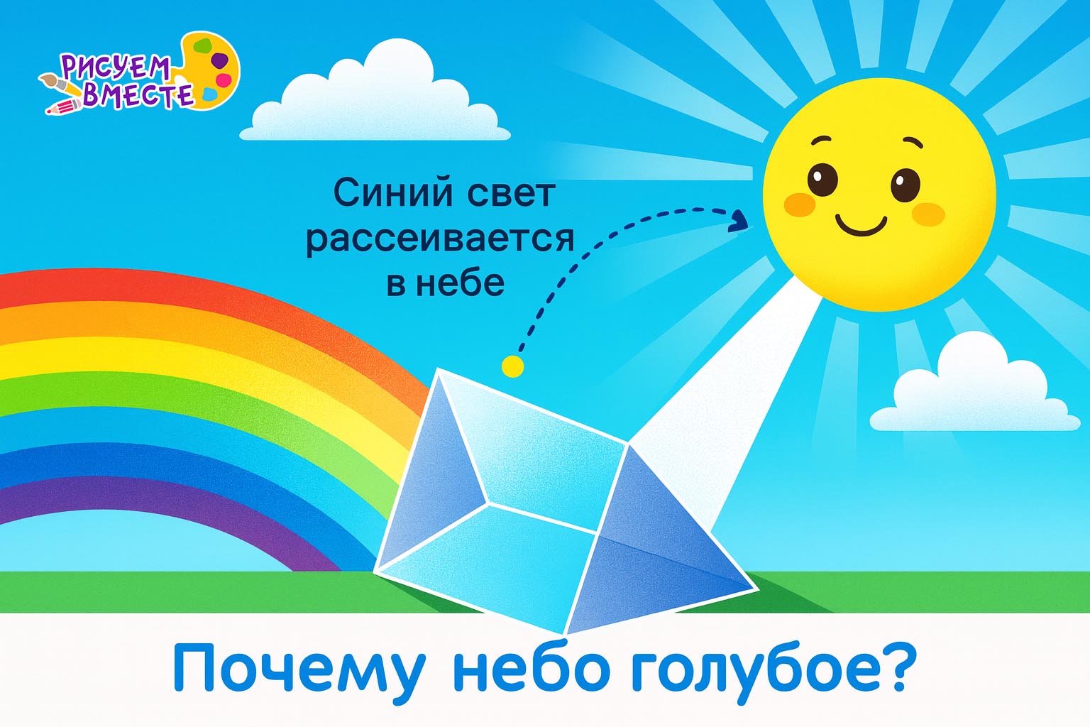 Почему небо голубое с точки зрения физики простыми словами