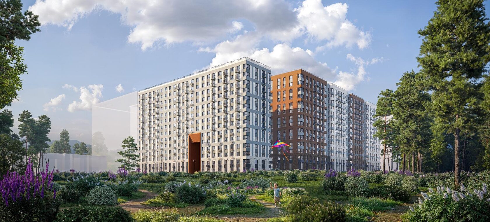 ЖК Сила Леса Новосибирск благоустройство территории