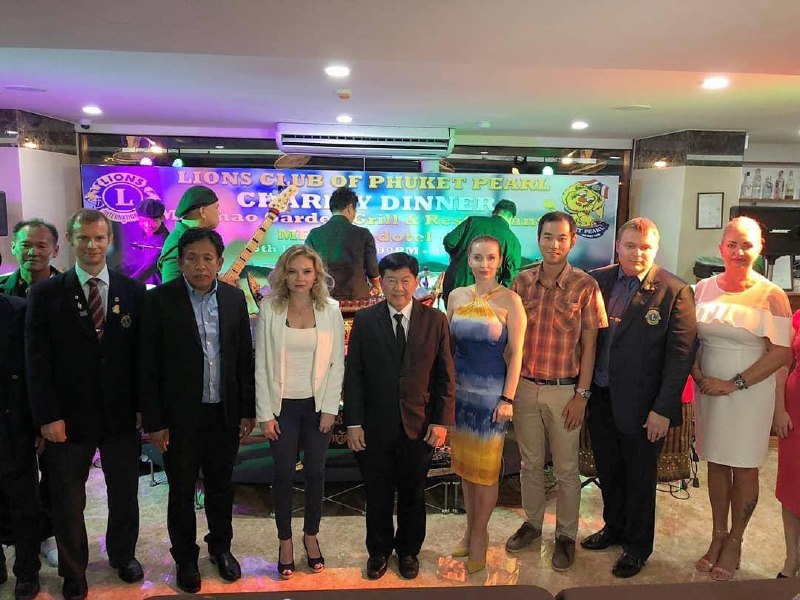 Прошёл благотворительный вечер, организованный Loins Club Phuket, где агенство Lemandom приняли активное участие