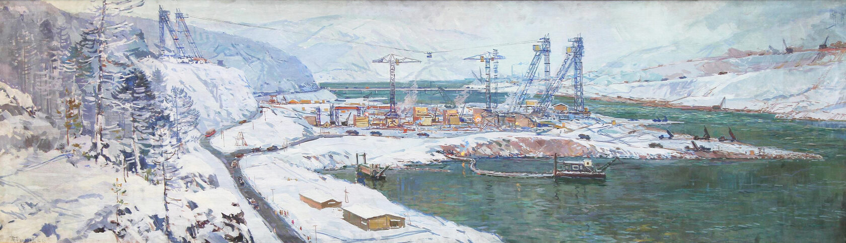 Ряннель Т.В. Строительство Красноярской ГЭС. 1962 г.