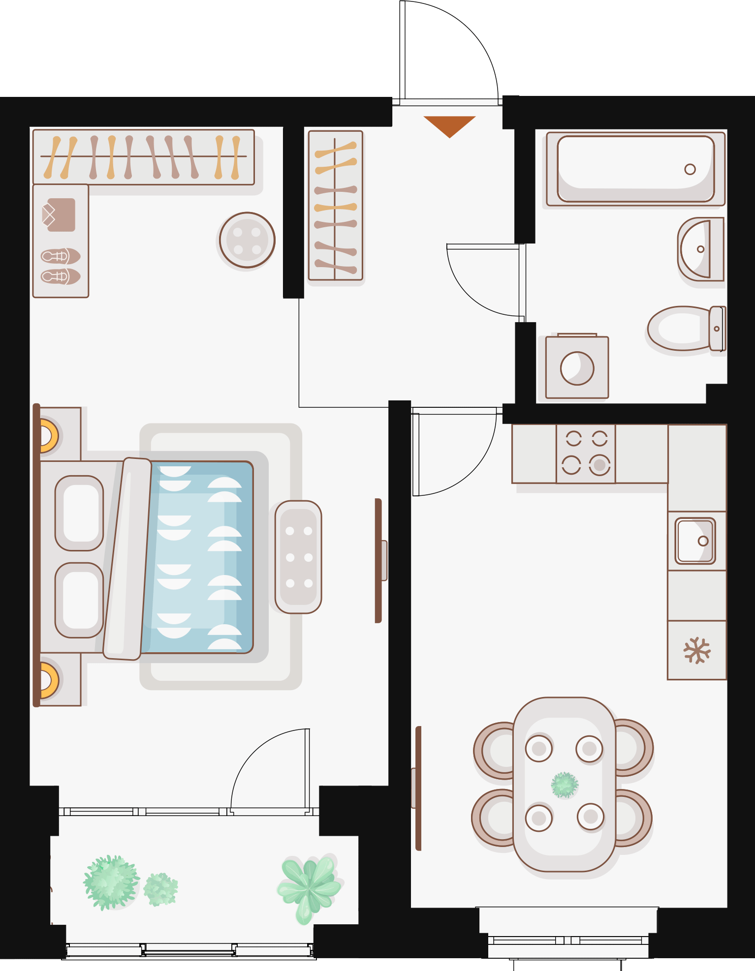 Евро-2 43,05 м²