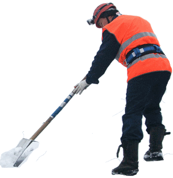 Ручная уборка снега цена | Компания Уберснег