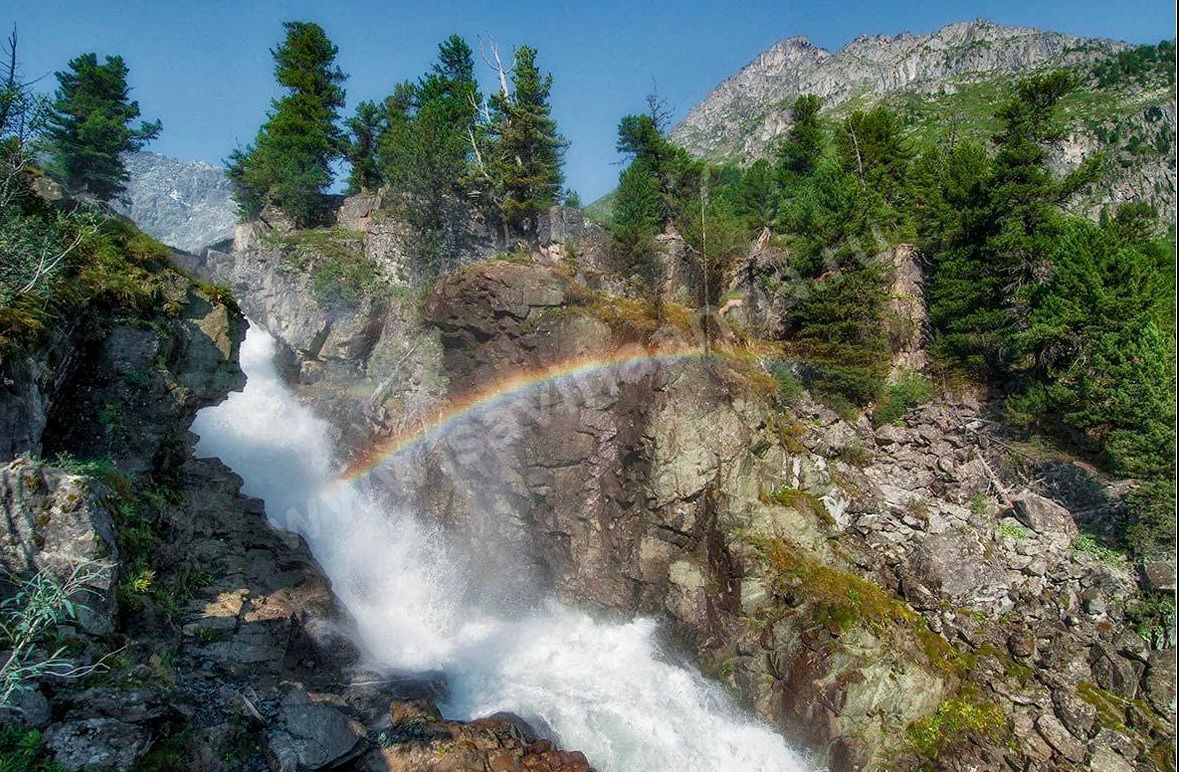 Алтай водопад Иолдо Айры