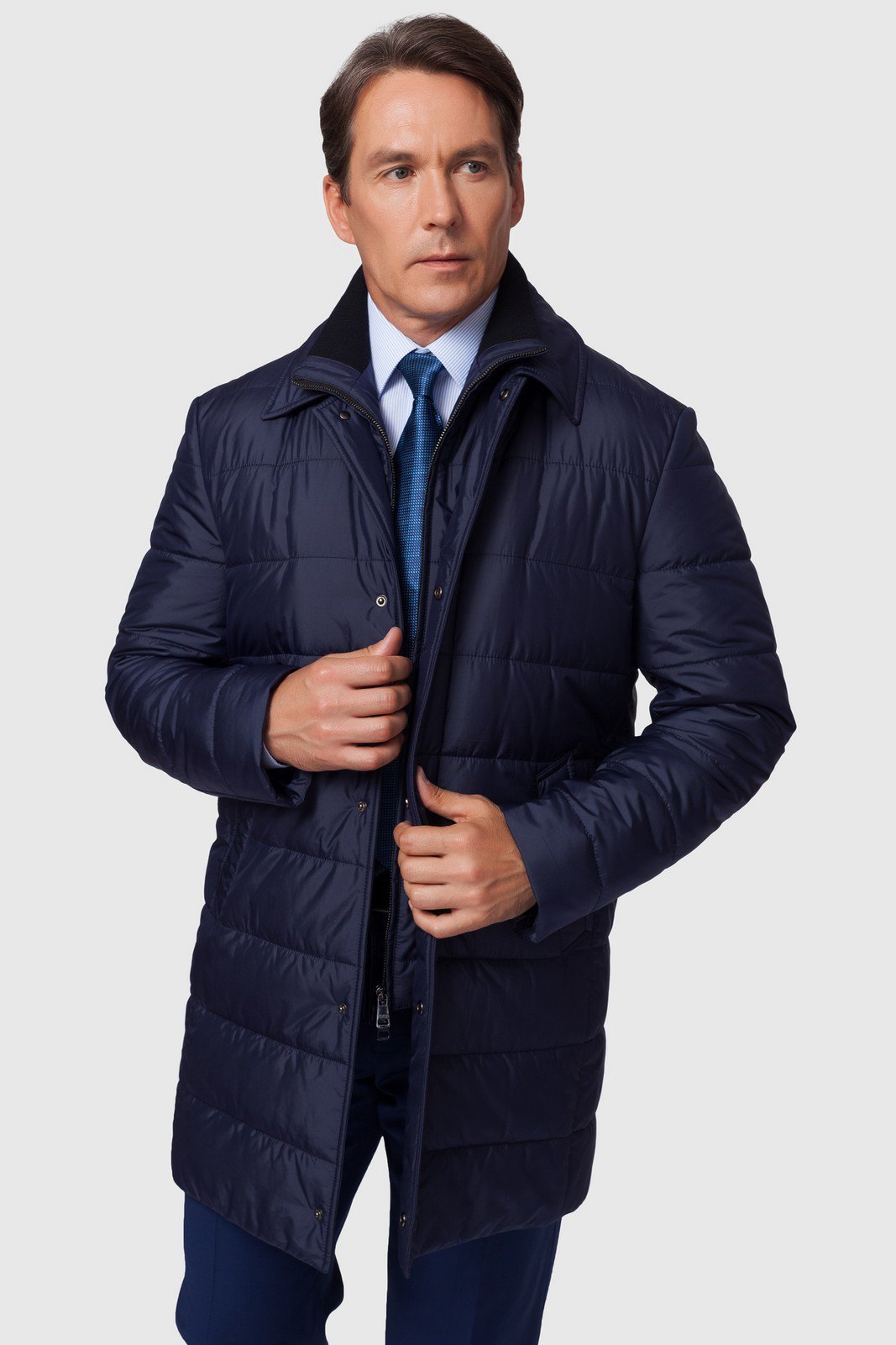 Классическая удлиненная мужская куртка