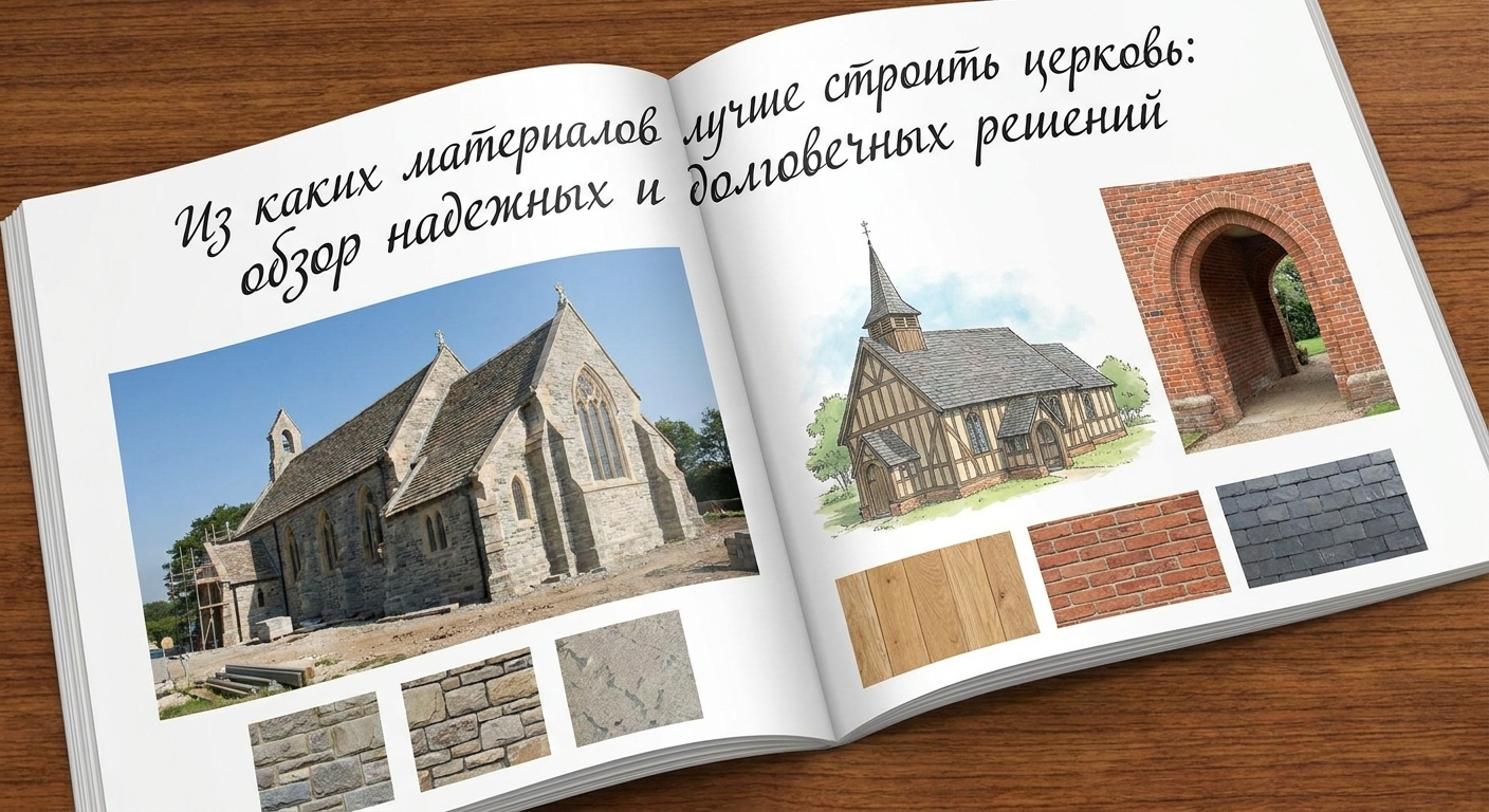 Из каких материалов лучше строить церковь
