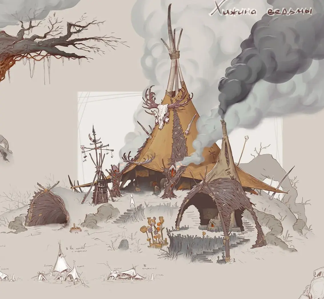 Работа автора курса 2D рисунок NewArtSchool: пример 13