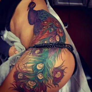 Татуировки с изображением павлина