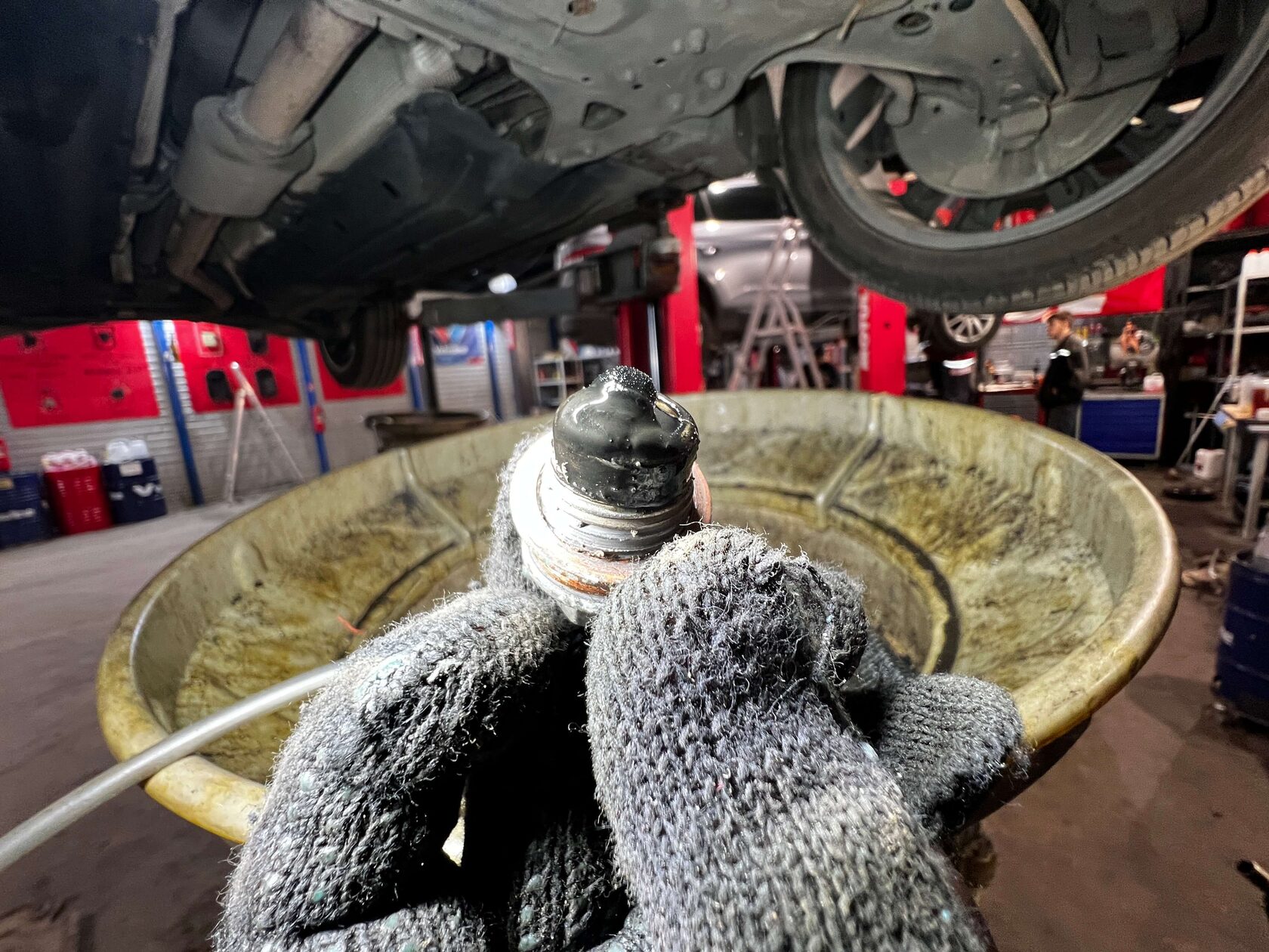 Пробка переднего редуктора Geely