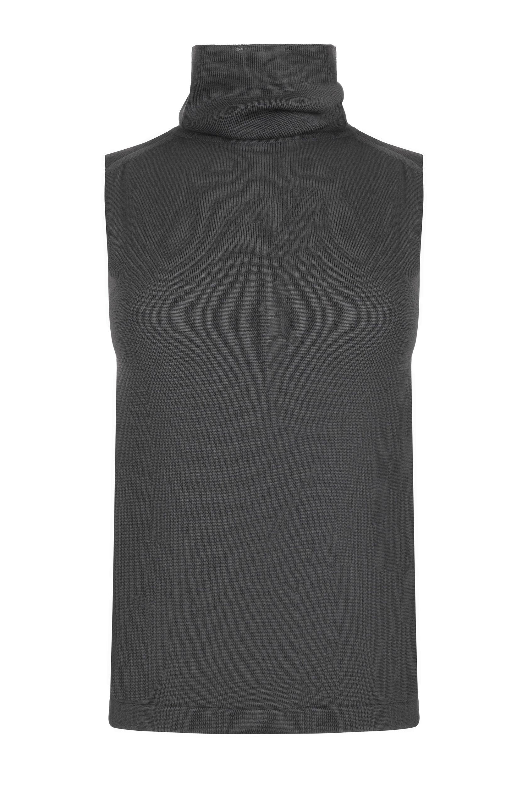 Трикотажный топ из тонкой шерсти