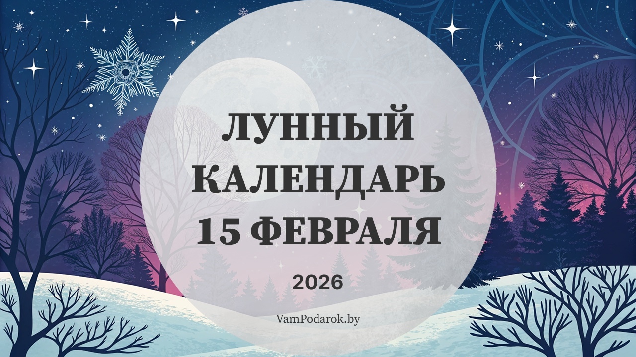 Лунный календарь на 15 февраля 2026 года