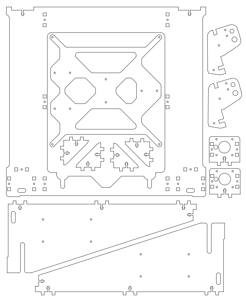 Чертежи для лазерной резки. Чертеж корпуса Prusa i3. Prusa i3 Steel чертежи. Чертежи 3д принтера Prusa i3. Чертежи рамы Prusa i3 Steel v3.0.