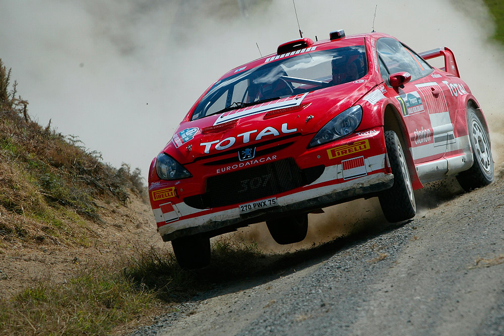 Маркус Гронхольм и Тимо Раутиайнен, Peugeot 307 WRC (270 PWX 75), ралли Новая Зеландия 2005